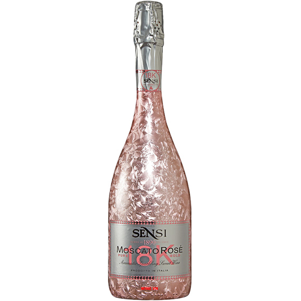 Rượu Vang Sensi 18K Moscato Rose