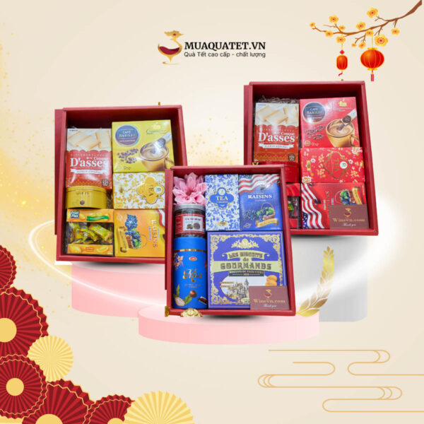 Giỏ quà Tết bình dân