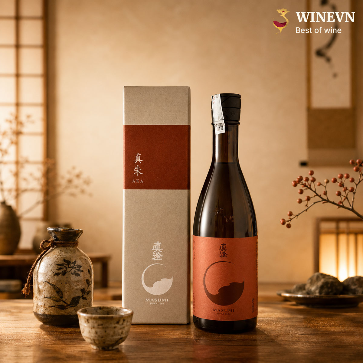 Rượu Sake Masumi Aka
