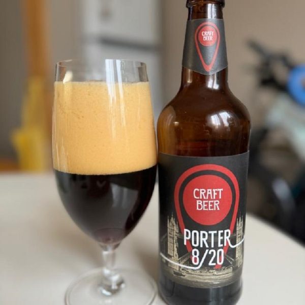 Bia 8/20 Porter 8.5% chai 500ml