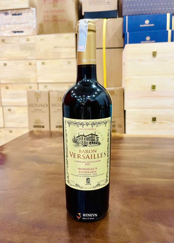 Vang Pháp Baron Versailles Cabernet Sauvignon giá tốt