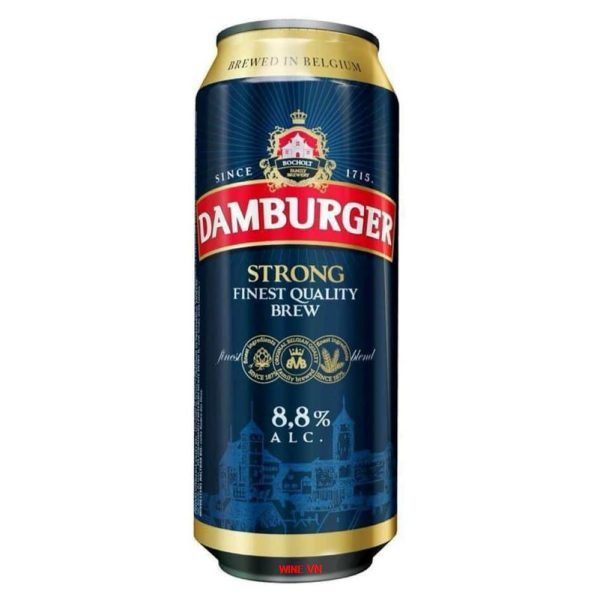 Bia Bỉ Damburger Strong 8,8% – Thùng 24 lon 500ml