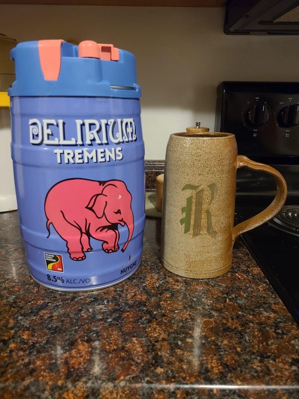 Hương vị Bia bom con voi Delirium Tremens 5L