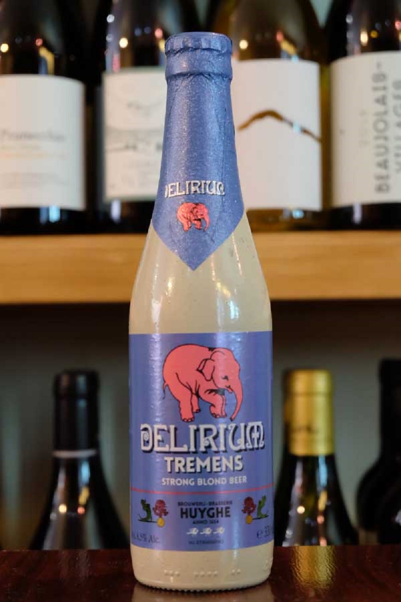 Bia con voi Delirium Tremens dạng chai