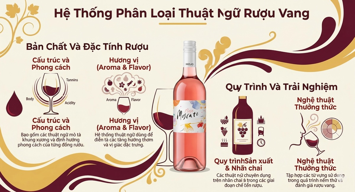 Phân loại thuật ngữ rượu vang