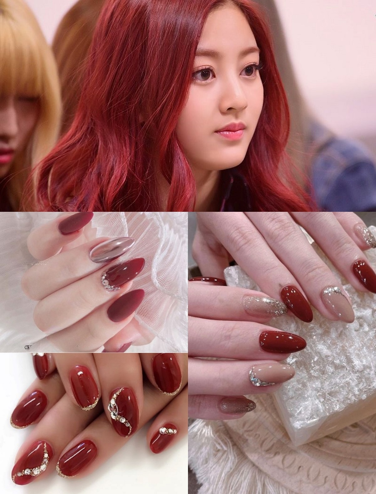 Màu đỏ rượu vang trong làm đẹp