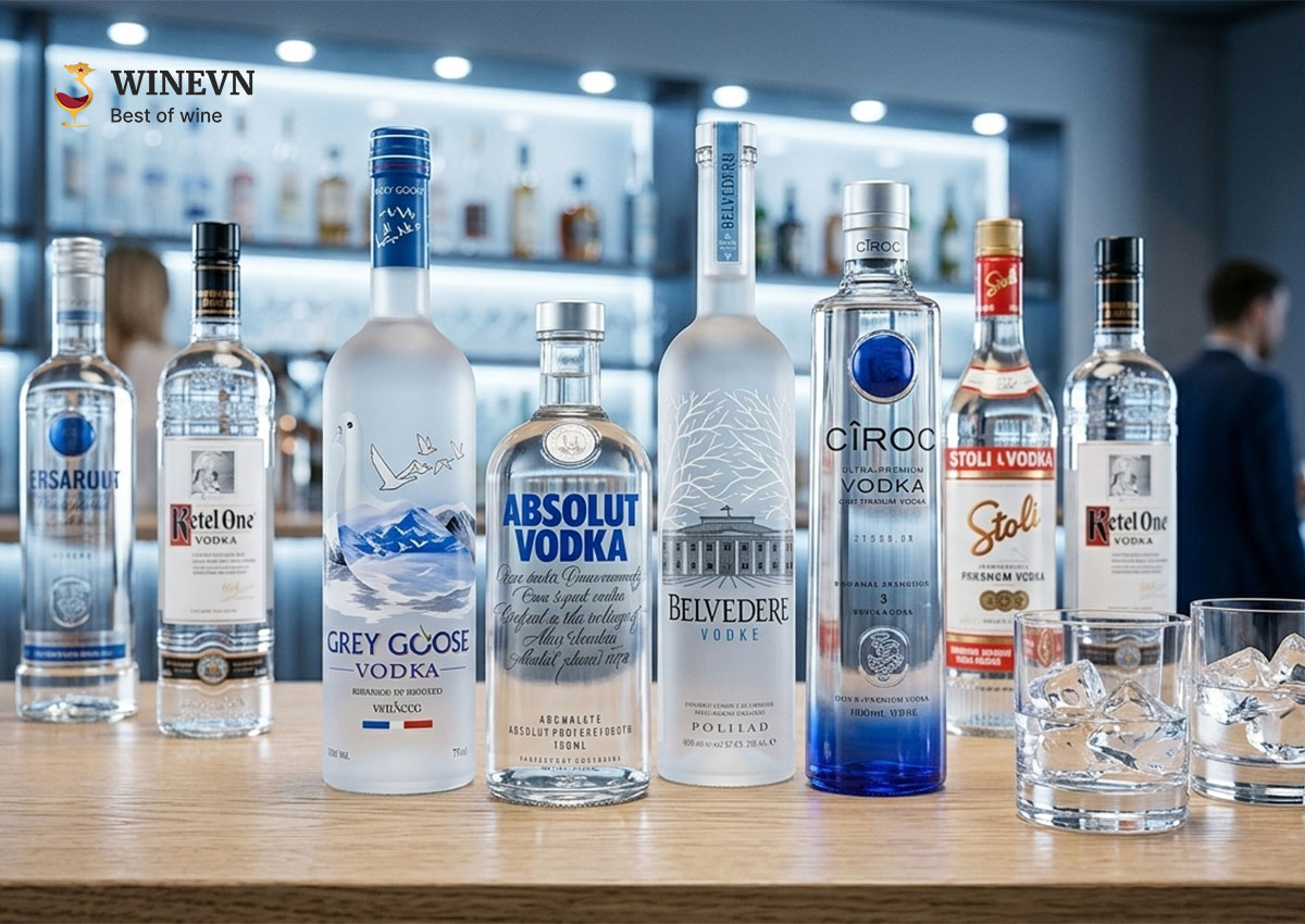 Các loại rượu Vodka nổi tiếng