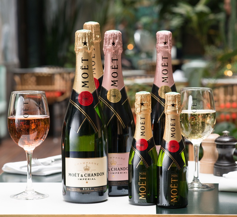 Rượu Champagne khai tiệc Moet & Chandon 