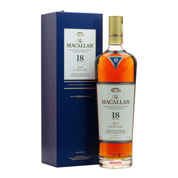 Hộp quà Rượu Macallan 18 Double Cask