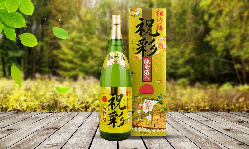 Rượu Sake vảy vàng Nhật