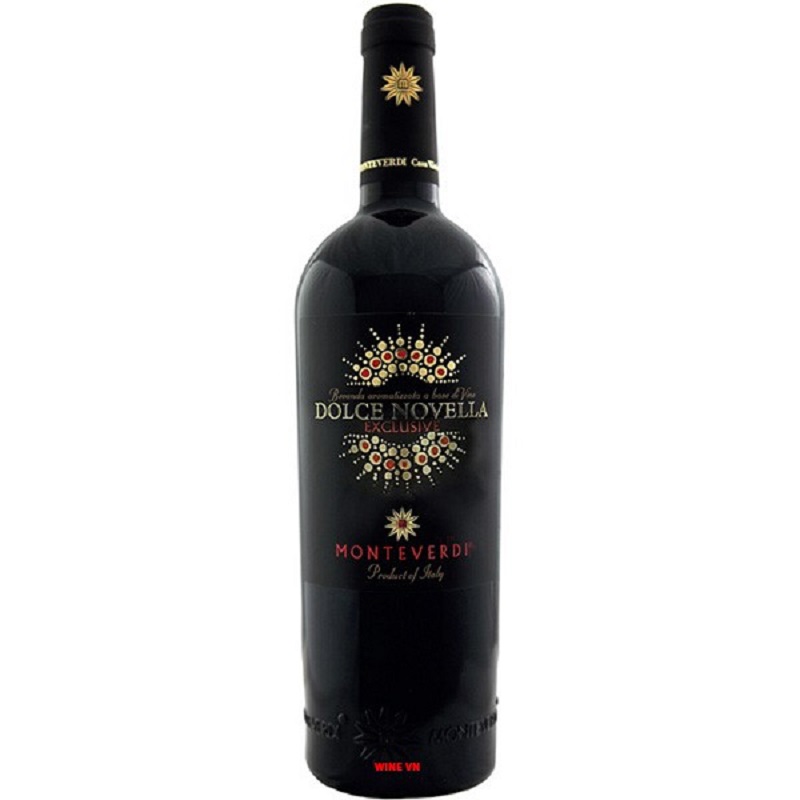chai vang đỏ Rượu vang Monteverdi Dolce Novella Exclusive