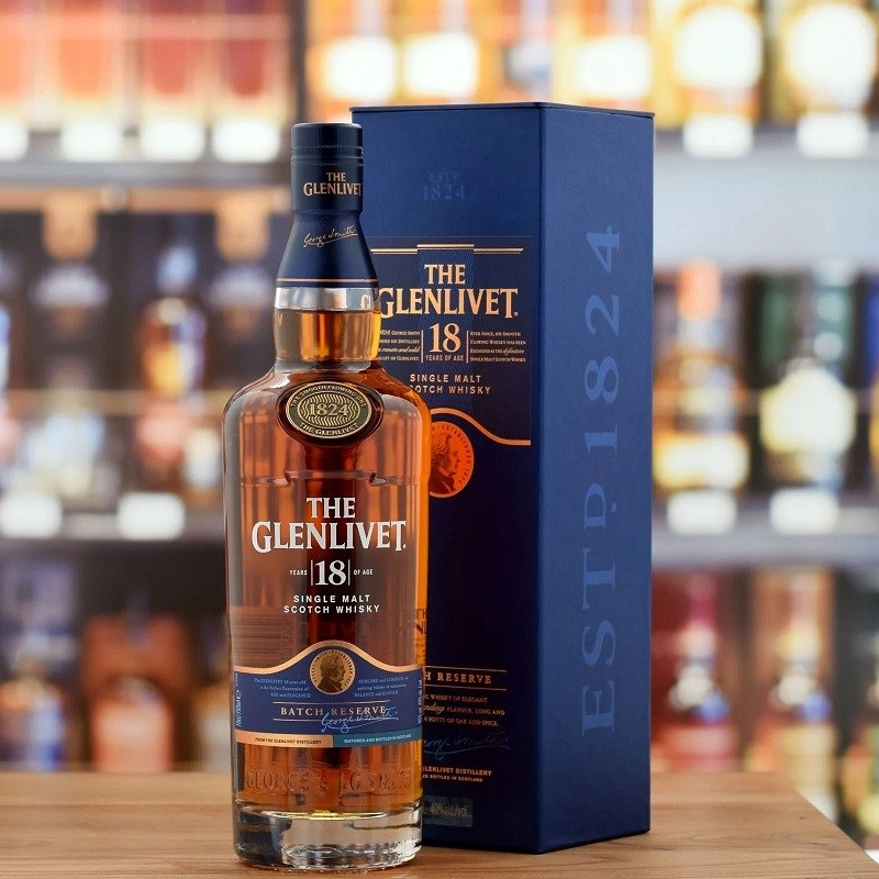 giá rượu glenlivet 18