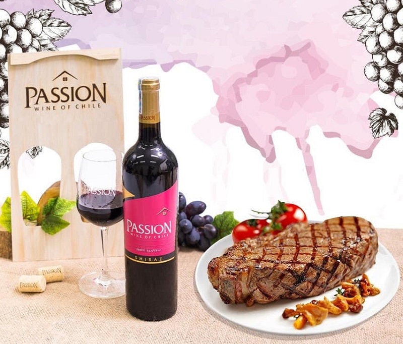 Giá rượu Passion shiraz