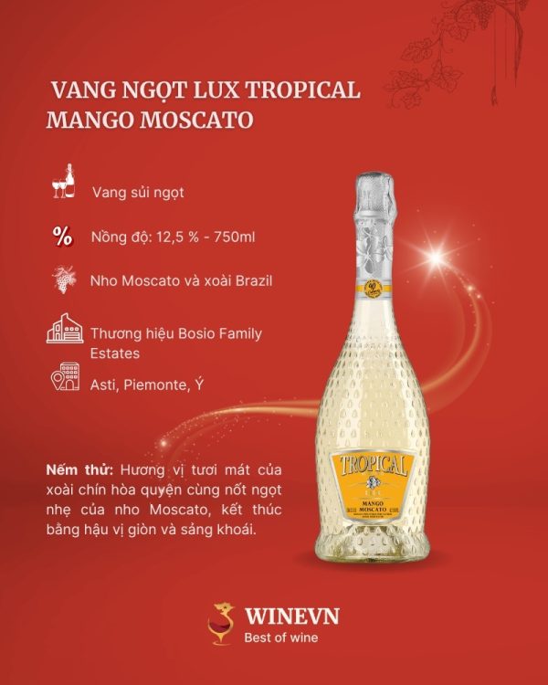 rượu tropical mango moscato