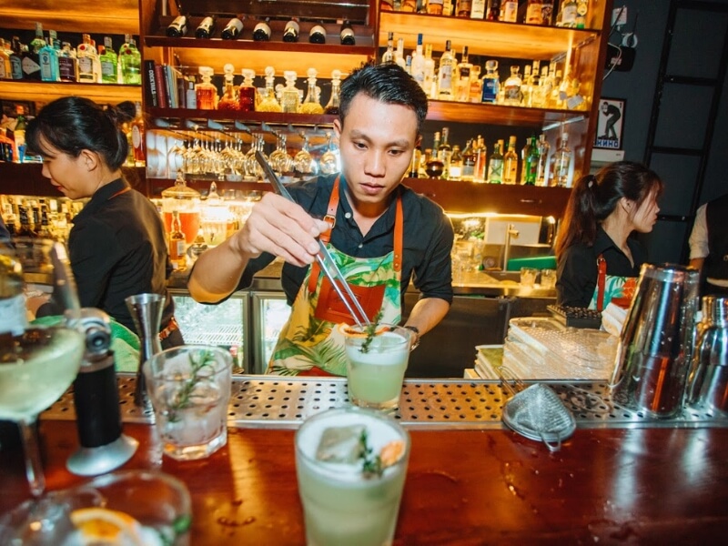 thức uống tại me cocktail bar