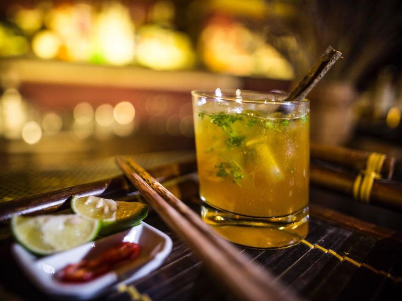 món phở ở Nê cocktail bar hà nội