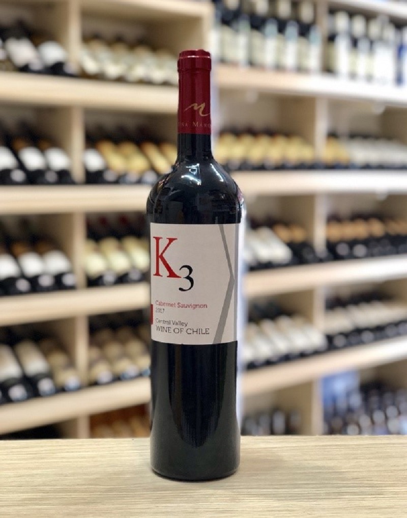 rượu vang giá rẻ dưới 100k K3 Cabernet Sauvignon