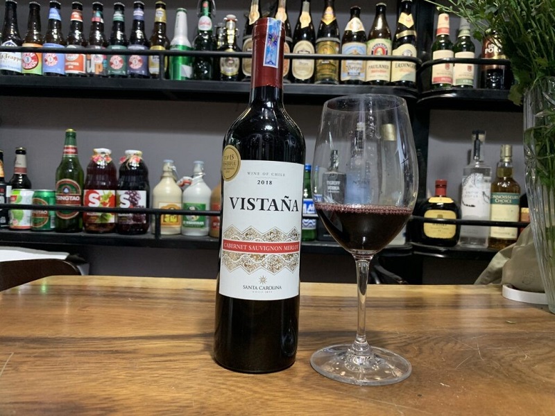 rượu vang giá rẻ dưới 200k Vistana Cabernet Sauvignon – Merlot