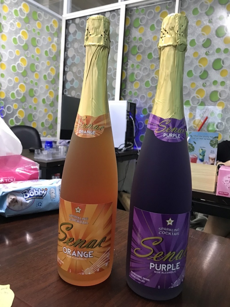 rượu vang giá rẻ dưới 200k Senac Sparkling Red Grape