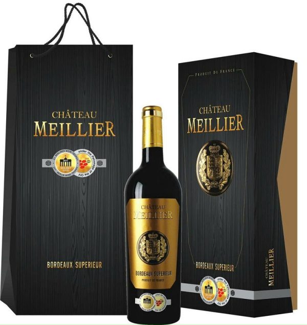 Hộp Quà Rượu Vang Chateau Meillier Superieur