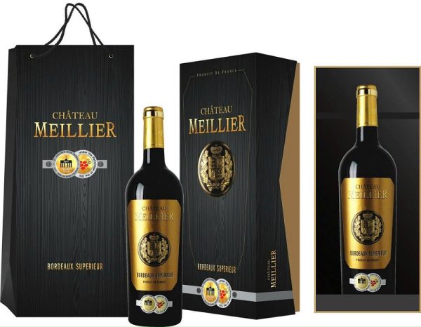 Hộp Quà Rượu Vang Chateau Meillier Superieur