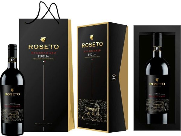 Hộp Quà Rượu Vang Roseto Negroamaro Puglia