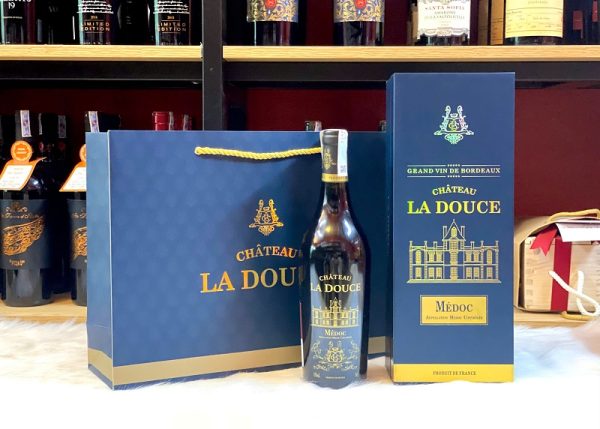 Hộp quà Rượu Vang Chateau La Douce Medoc