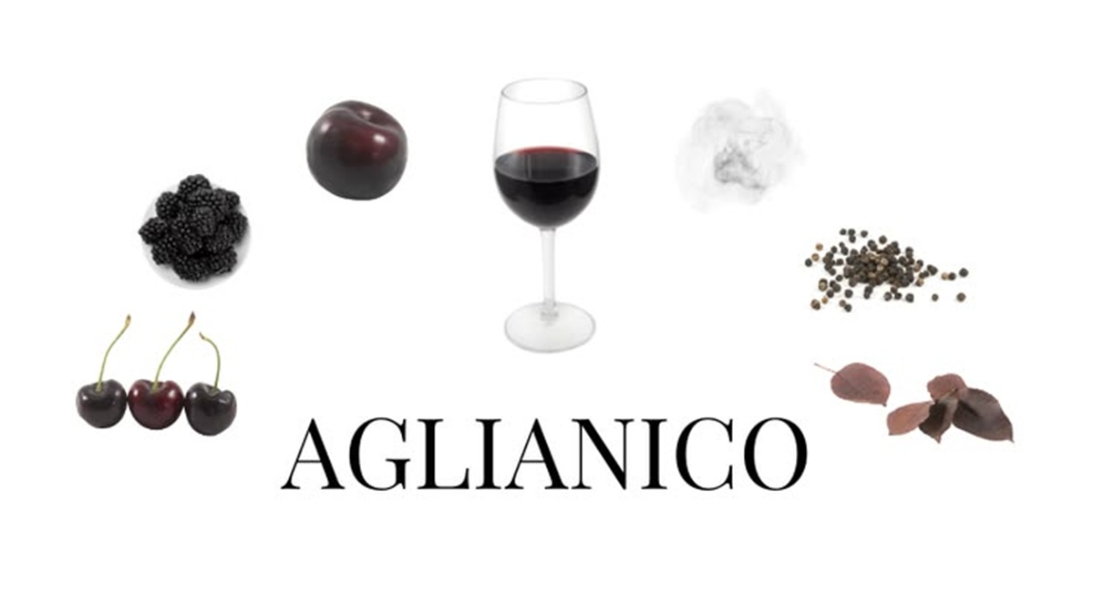 Nho Aglianico của Ý