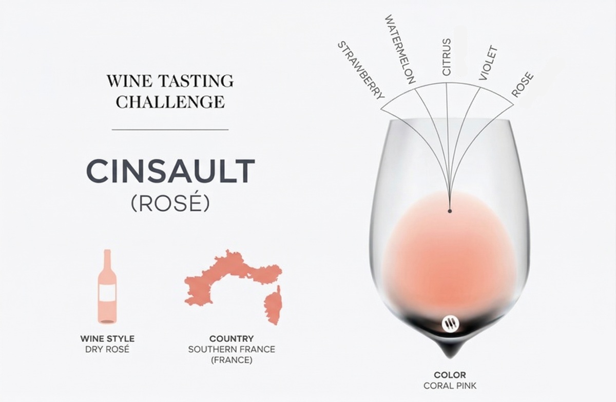 Nho vang hồng Cinsault
