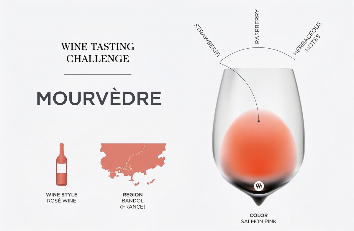 Nho vang hồng Mourvedre
