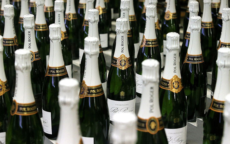 quy trình sản xuất rượu champagne và đóng chai