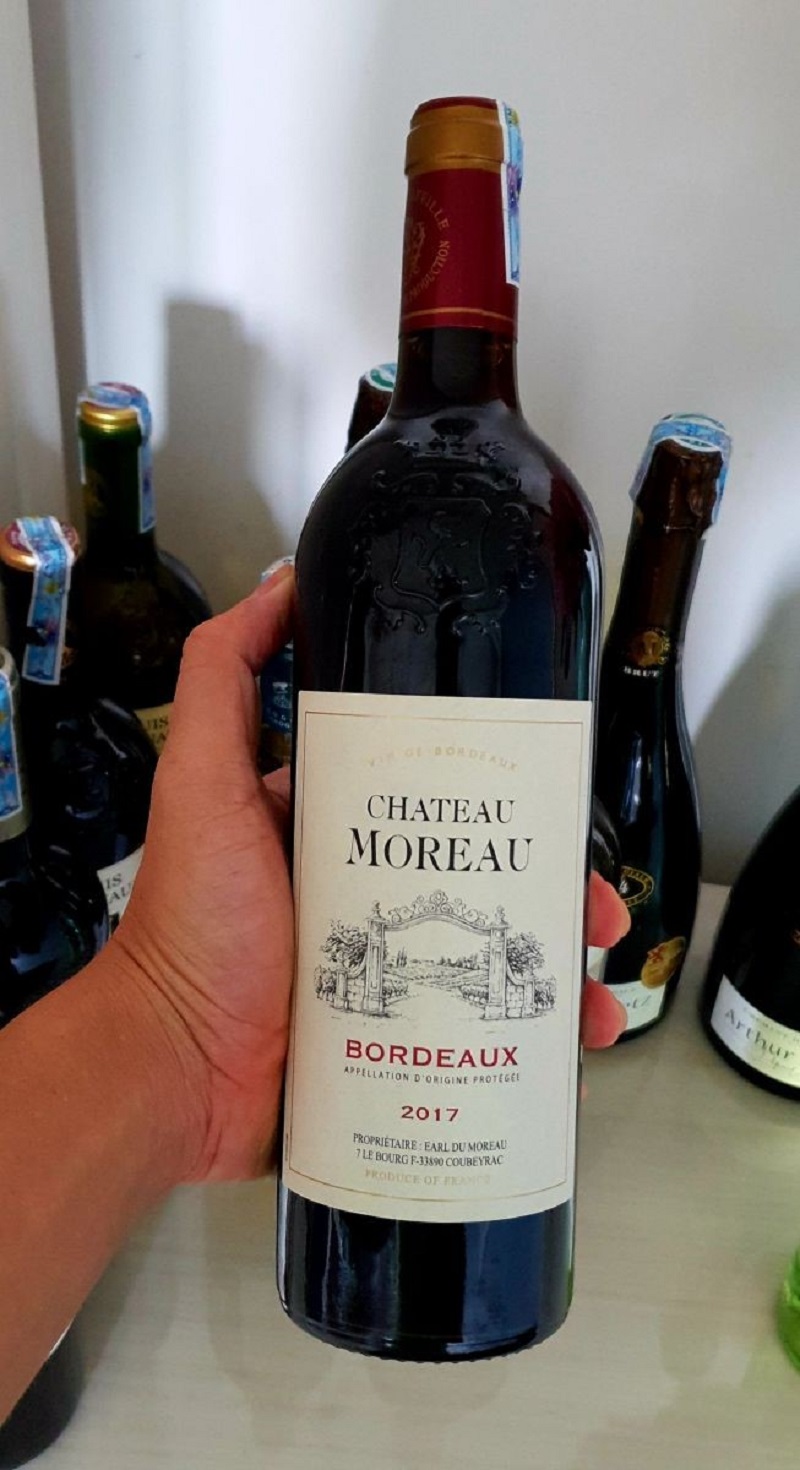 Chateau Moreau Bordeaux thuộc các loại rượu vang pháp