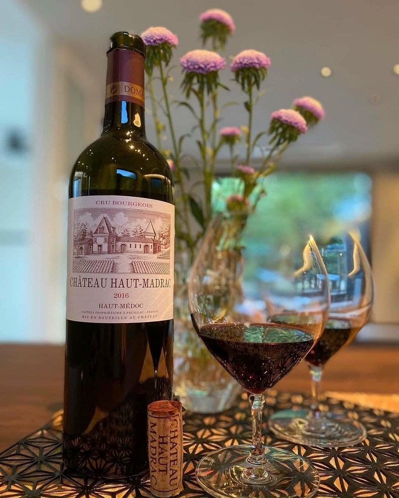 Chateau Haut Madrac thuộc các loại vang pháp