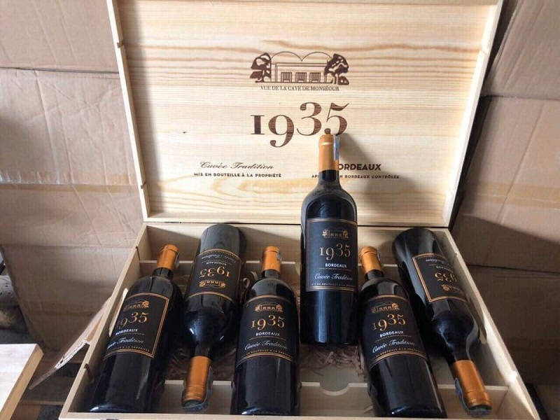 1935 Bordeaux Cuvee Tradition thuộc các loại vang pháp