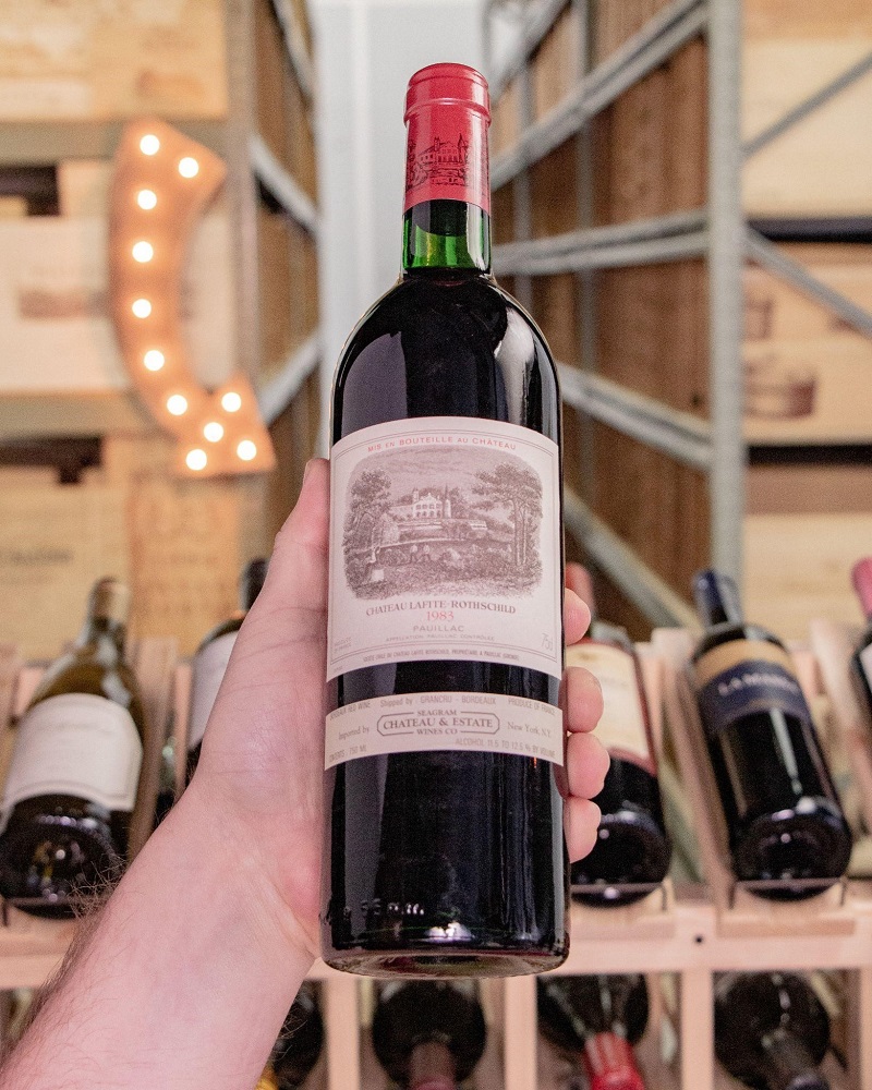 các loại rượu vang pháp có Chateau Lafite Rothschild Pauillac