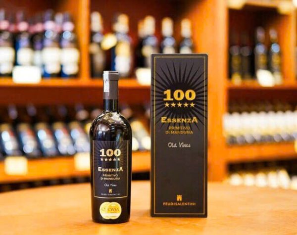 Hộp quà Rượu Vang Essenza 100 Primitivo Di Manduria