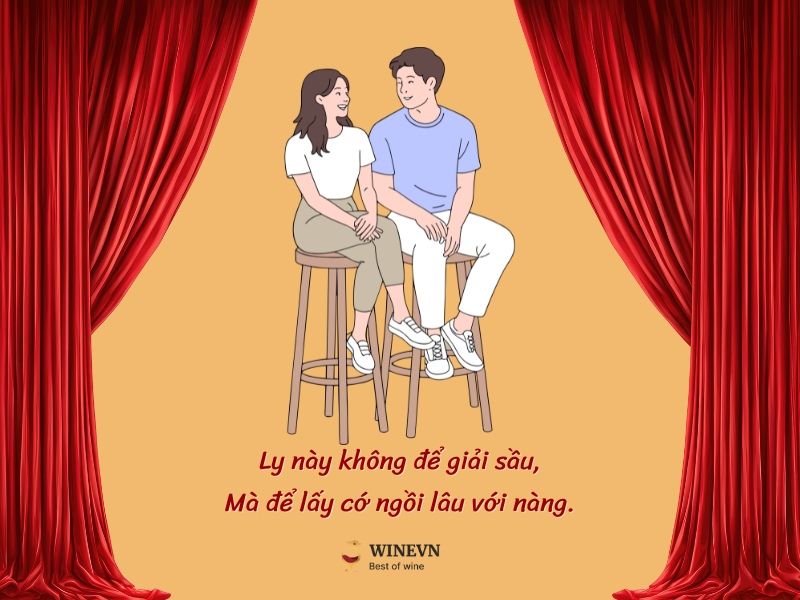 Thơ về rượu thả thính