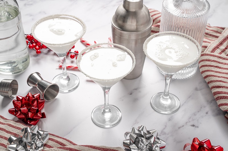 White Christmas Martini 