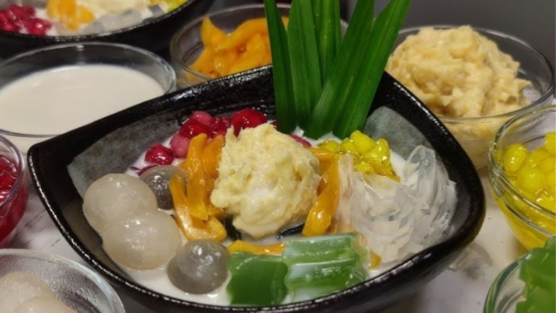 noel ăn bát chè thái