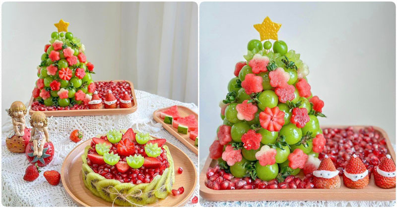 Trái cây tươi giáng sinh