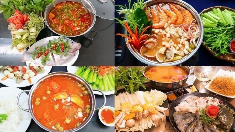 giáng sinh ăn các món lẩu