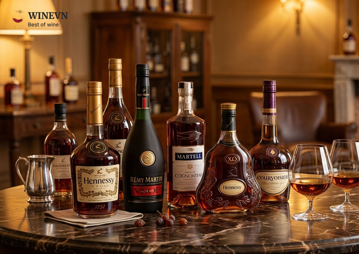 Các loại rượu Cognac