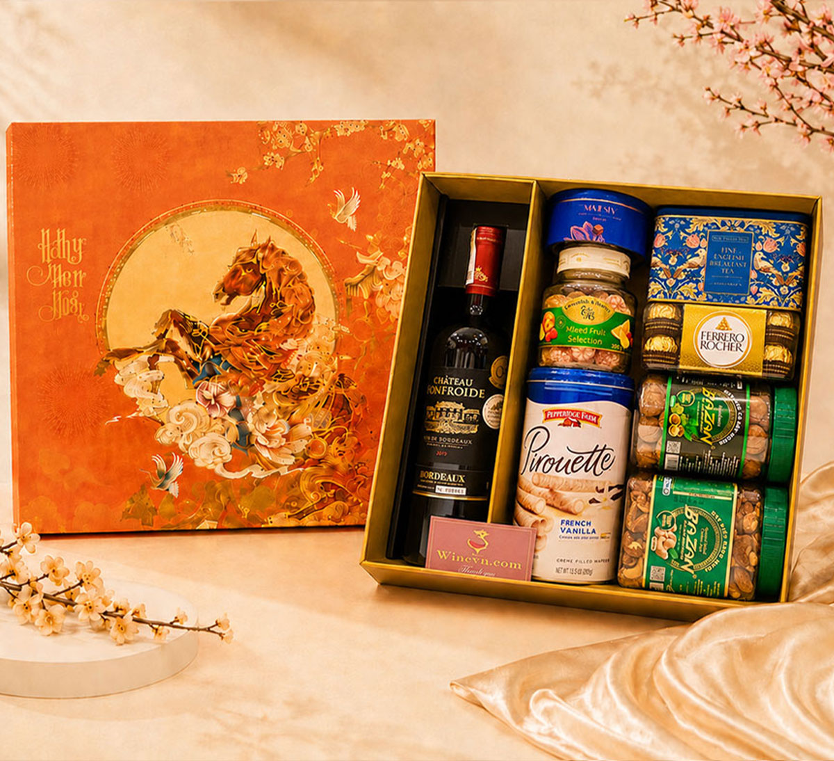 Hộp Quà Tết Lộc Xuân Phú Quý HQT2541