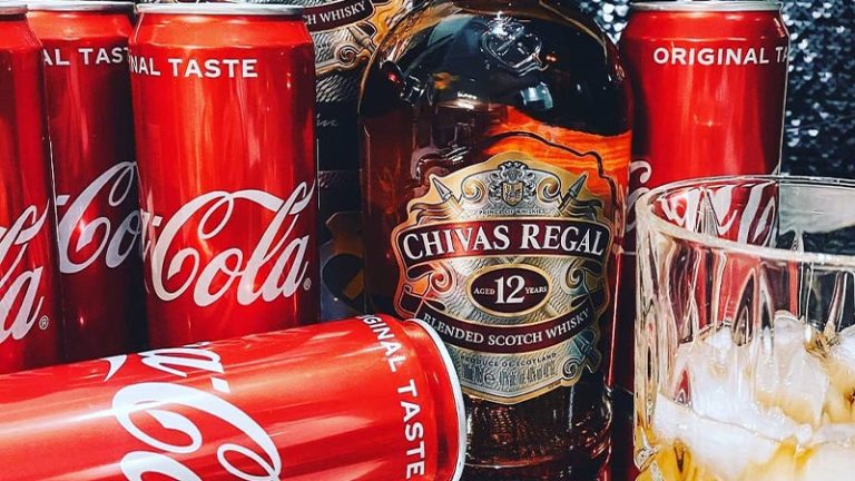 cách pha rượu chivas 18 với coca