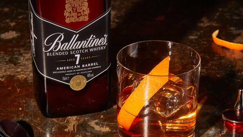 Cocktail Ballantines Old Fashioned