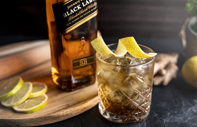 Pha chế Johnnie Walker Ginger Ale