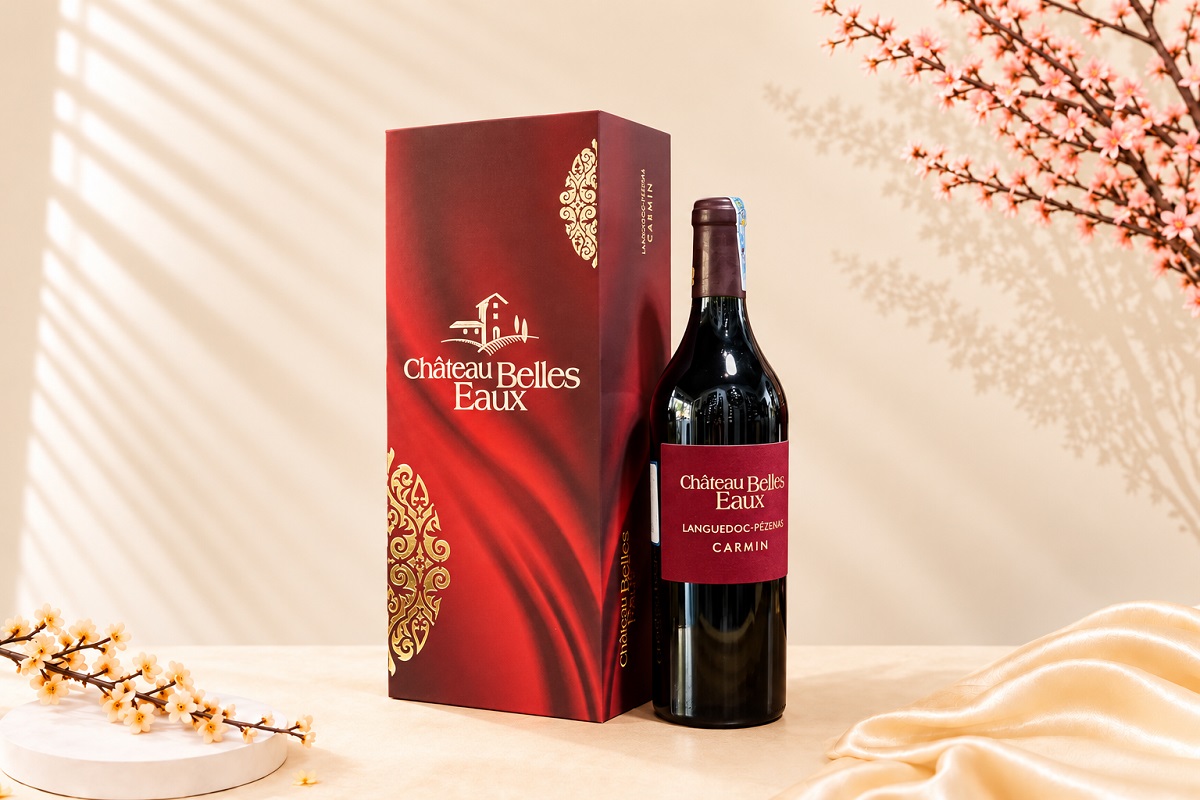Rượu Vang Chateau Belles Carmin tặng sếp