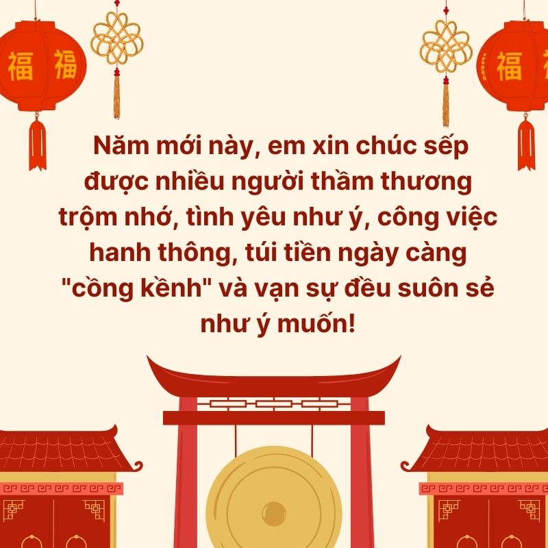 Chúc tết sếp