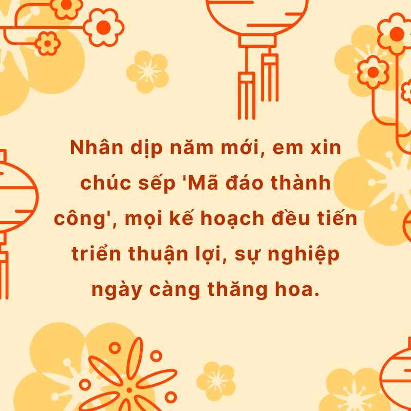 Chúc tết sếp 