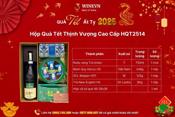 Thành phần Hộp Quà Tết Thịnh Vượng